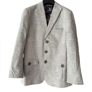 James Morgan boys gray blazer